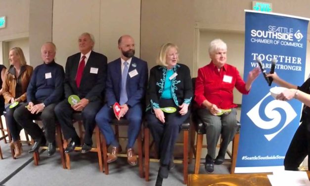 VIDEO: Seattle Southside Chamber’s ‘Candidates Night’ Forum was lively, fast-paced