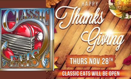 Classic Eats offering festive non-traditional menu this Thanksgiving Day–RSVP NOW!