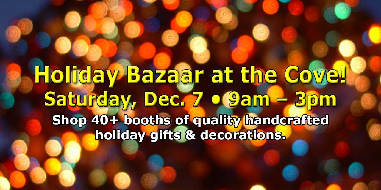 Holiday Bazaar will be at Normandy Park Cove on Saturday, Dec. 7!