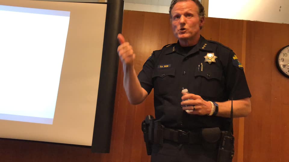 VIDEO: Watch Police Chief Ted Boe speak about crime at ‘Highline Good Neighbors’ meeting