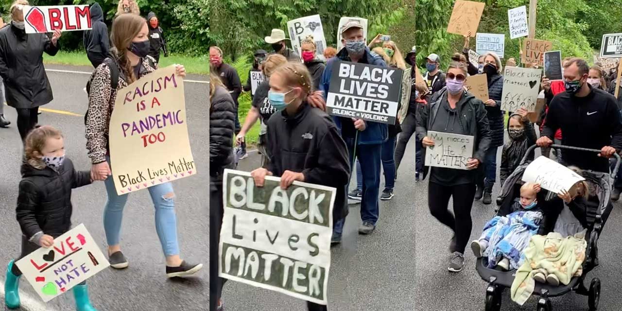 VIDEO: Around 1,000 turn out for Friday’s Normandy Park Black Lives Matter Silent March