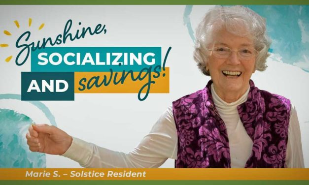 Solstice Senior Living at Normandy Park – a place where residents can live vibrantly and independently