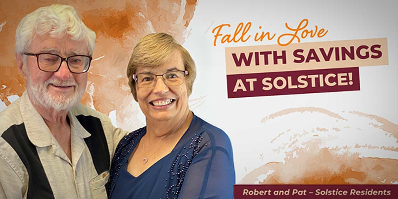 Fall in Love with savings at Solstice Senior Living at Normandy Park!