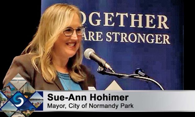VIDEO: Normandy Park Mayor Sue-Ann Hohimer speaks at Seattle Southside Chamber event