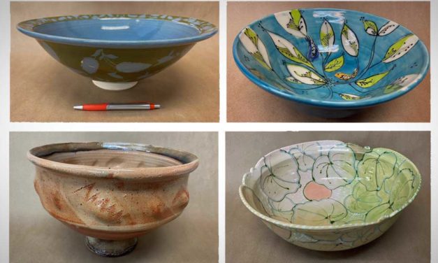 Sneak peek of some handmade bowls at this Friday’s Empty Bowls fundraiser