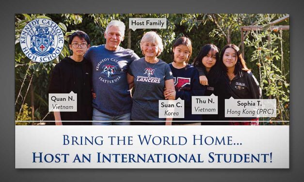 Kennedy Catholic High School seeks Host Families for international students