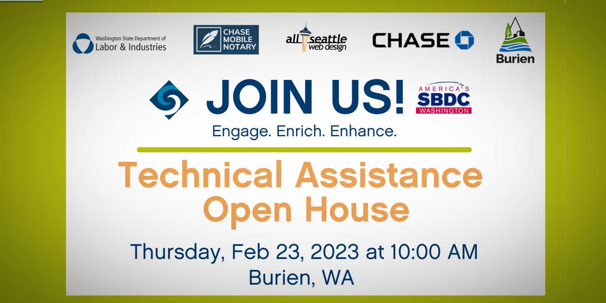 REMINDER: Technical Assistance Open House will be this Thursday, Feb. 23