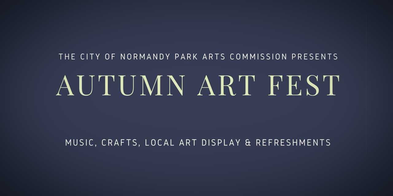 REMINDER: Normandy Park’s Autumn Art Fest is this Sunday at The Cove