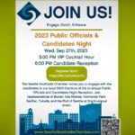 Seattle Southside Chamber’s Candidates Night Reception will be Wednesday, Sept. 27