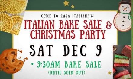 Enjoy roasted chestnuts, live music & more at Casa Italiana’s Christmas Party on Saturday, Dec. 9