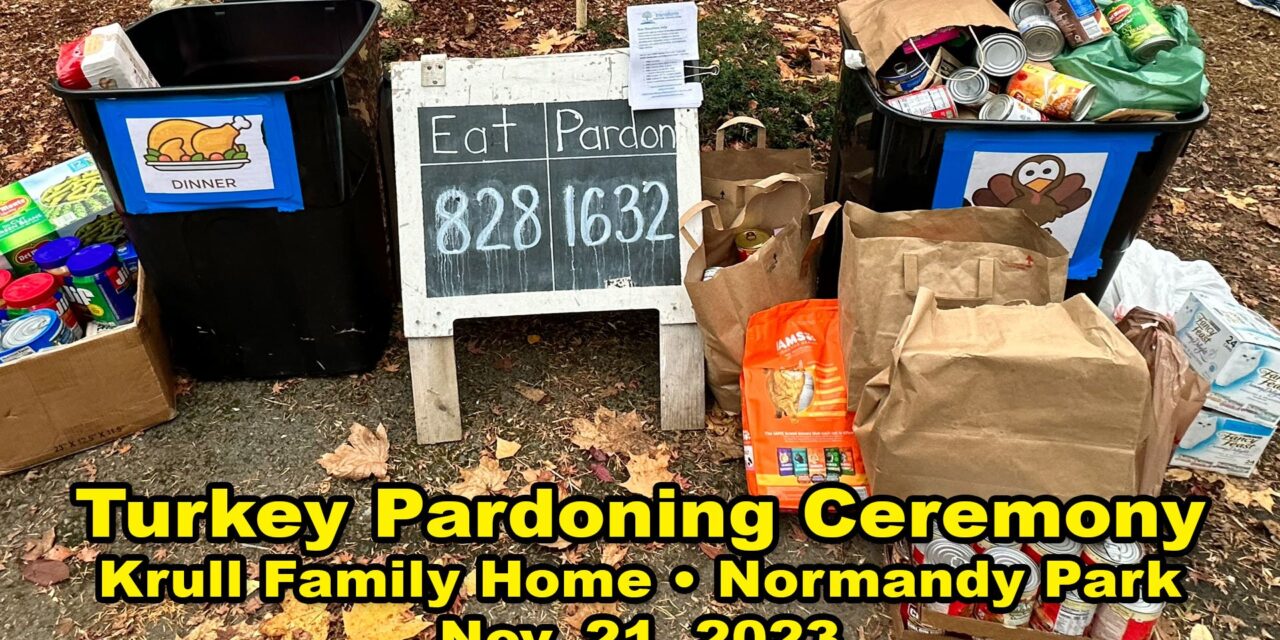 VIDEO: Grateful ‘Dinner or Pardon’ turkeys officially pardoned in Normandy Park