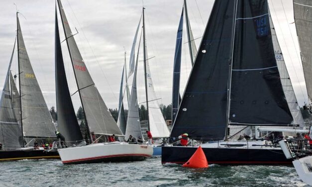 Watch for racing sailboats during Three Tree Point Yacht Club’s Duwamish Head Regatta this Saturday, Jan. 6