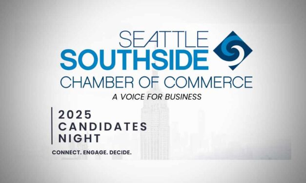SAVE THE DATE: Seattle Southside Chamber’s 2025 Candidates Night will be Wednesday, Oct. 8