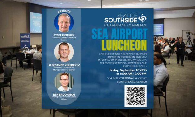 VIDEO: At Seattle Southside Chamber’s SEA Luncheon, officials stress value of stability amid uncertain market
