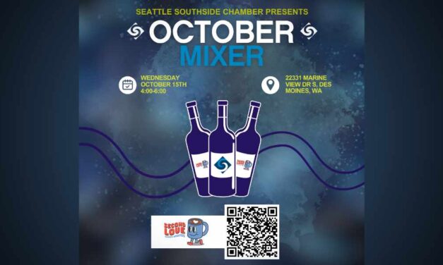 Seattle Southside Chamber to host Mixer at Second Love Coffee in Des Moines on Wednesday, Oct. 15