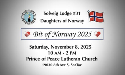 REMINDER: ‘Bit of Norway’ returns this Saturday, Nov. 8 with Nordic bazaar and bakery
