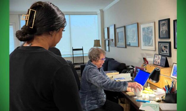 Young founder builds intergenerational tech program protecting seniors from modern scams