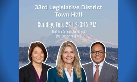 33rd District lawmakers to host Town Hall this Sunday, Feb. 22 at Highline College