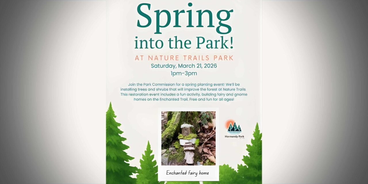 Volunteers invited to ‘Spring into the Park’ event in Normandy Park on Saturday, Mar. 21