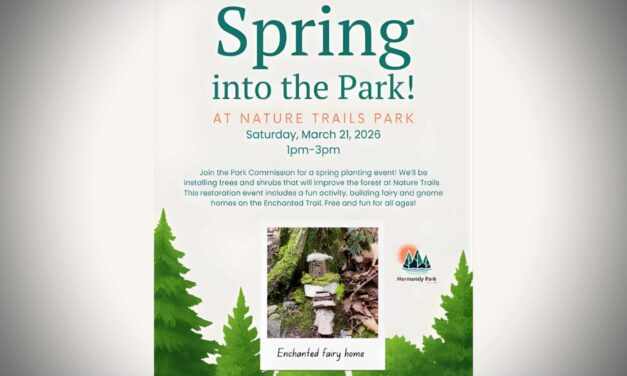 Volunteers invited to ‘Spring into the Park’ event in Normandy Park on Saturday, Mar. 21