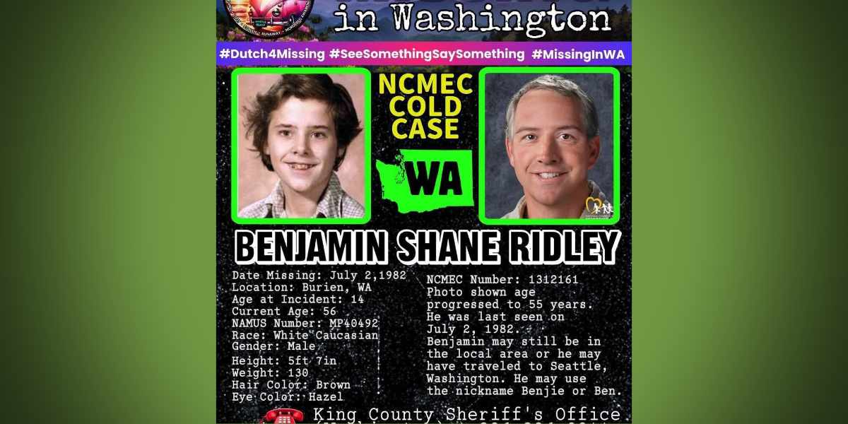 Family seeks answers in 1982 disappearance of Burien teen Benjamin ...